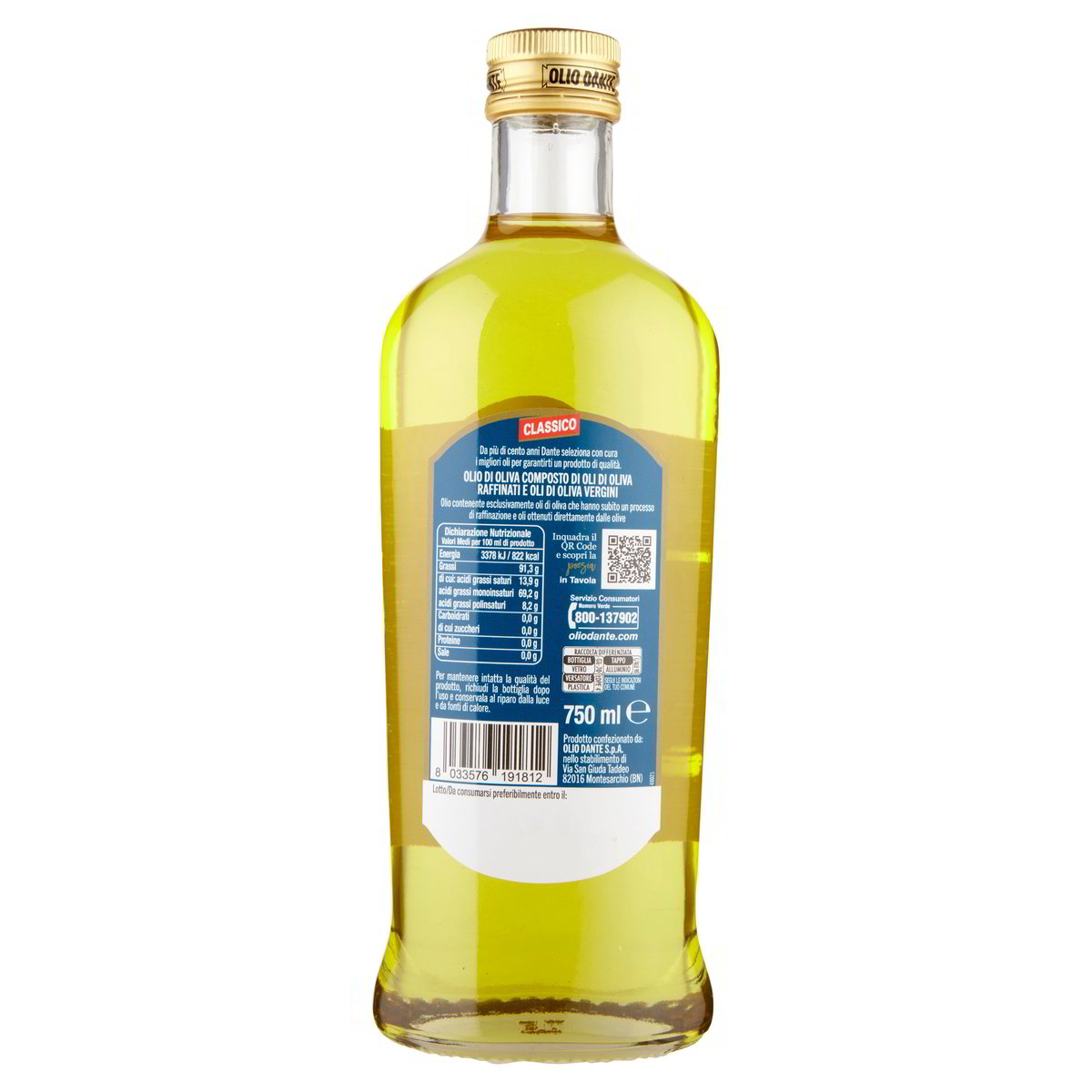 Ulei de masline virgin Dante clasic 750ml