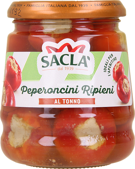 ARDEI UMPLUTI CU TON SACLA 280G