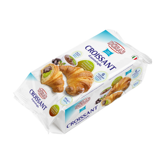 Croissant Fistic si Ciocolata