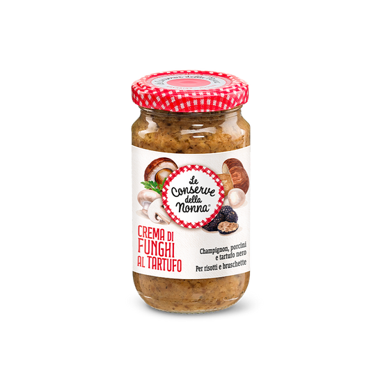 Cremă de Ciuperci cu Trufe Negre Le Conserve della Nonna, Fără Gluten, 190g